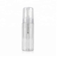 New Product pet 200ml 150ml Empty Spray White Round Shape Custom Plastic Liquid Lotion Clear Cosmetic Hand Foam Soap Bottle