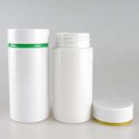 150ml vitamin PET plastic bottle with metal cap empty capsule bottles plastic bottle for capsules