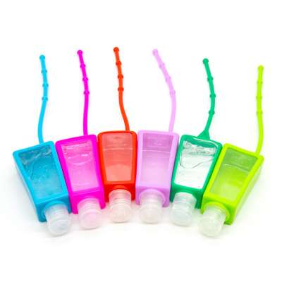 30ml Mini Cute Empty Bottle Portable Traveling Refillable Bottle Silicone Hand Sanitizer Perfume Holder Bath And Body